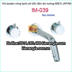 Vòi lavabo âm tườngvòi bồn tắm nóng lạnh IMEX-IM039