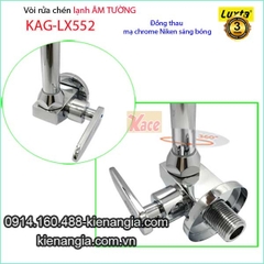 Vòi rửa chén âm tường lạnh KAG-LX552