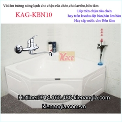 Vòi rửa chén âm tường nóng lạnh,vòi bồn tắm KAG-KBN10