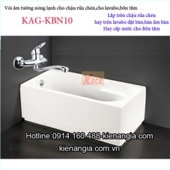Vòi rửa chén âm tường nóng lạnh,vòi bồn tắm KAG-KBN10