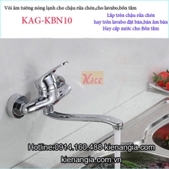 Vòi rửa chén âm tường nóng lạnh,vòi bồn tắm KAG-KBN10