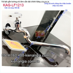 Vòi rửa chén âm tường,vòi xả bồn tắm INAX LF12-13