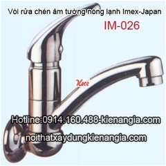 Vòi rửa chén bát âm tường Imex-Japan IM026