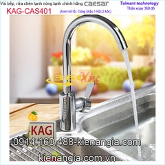 Vòi rửa chén bát nóng lạnh Caesar KAG-CAS401