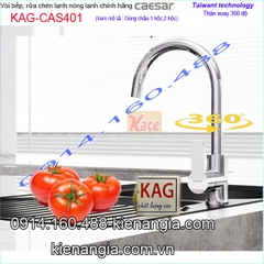 Vòi rửa chén bát nóng lạnh Caesar KAG-CAS401