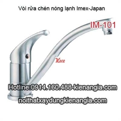 Vòi rửa chén bát nóng lạnh Imex-Japan IM101