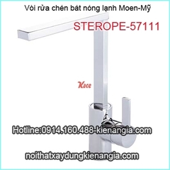 Vòi rửa chén bát nóng lạnh Moen-Mỹ 57111