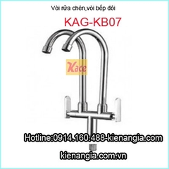 Vòi rửa chén đôi,vòi bếp đôi KAG KB07
