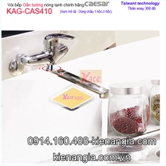 Vòi rửa chén nóng lạnh gắn tườngvòi xả bồn tắm Caesar chính hãng KAG-CAS410