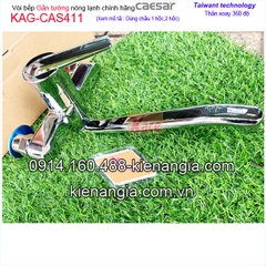 Vòi rửa chén gắn tườngvòi bồn tắm nóng lạnh Caesar chính hãng KAG-CAS411