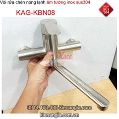 Vòi rửa chén gắn tường inox sus304 KAG-KBN08