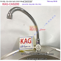 Vòi rửa chén lạnh Caesar chính hãng KAG-CAS200