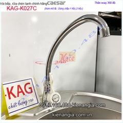 Vòi rửa chén lạnh Caesar KAG-K027C