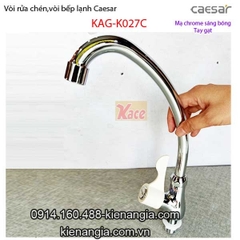 Vòi rửa chén lạnh Caesar KAG-K027C