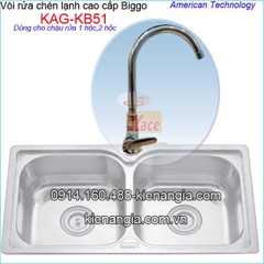 Vòi rửa chén lạnh cao cấp Biggo KAG-KB51