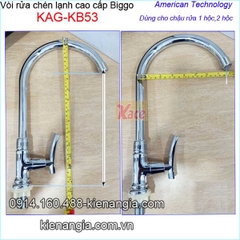Vòi rửa chén lạnh cao cấp Biggo KAG-KB53