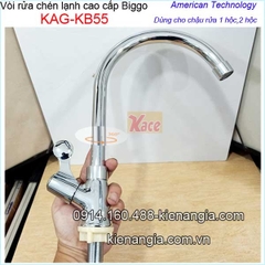 Vòi rửa chén lạnh cao cấp Biggo KAG-KB55