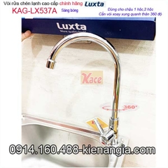 Vòi rửa chén lạnh Luxta KAG-LX537A