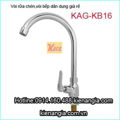 Vòi rửa chén lạnh phổ thông KAG-KB16