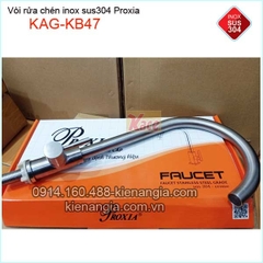 Vòi rửa chén lạnh inox sus304 Proxia KAG-KB47
