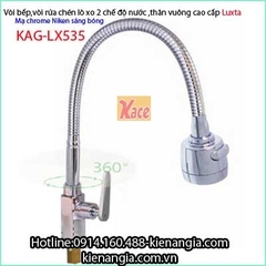 Vòi rửa chén lạnh lò xo cần bẻ Luxta KAG-LX535