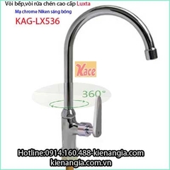 Vòi rửa chén lạnh thân vuông cao cấp Luxta KAG-LX536