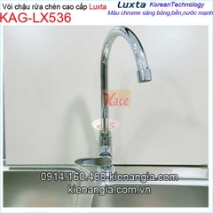 Vòi rửa chén lạnh thân vuông cao cấp Luxta KAG-LX536