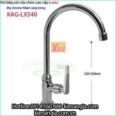 Vòi rửa chén lạnh thân vuông Luxta KAG-LX540