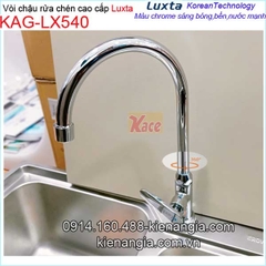 Vòi rửa chén lạnh thân vuông Luxta KAG-LX540