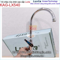 Vòi rửa chén lạnh thân vuông Luxta KAG-LX540