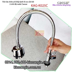 Vòi rửa chén lò xo cần bẻ Caesar KAG-K025C