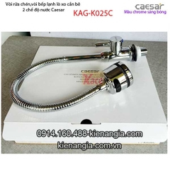 Vòi rửa chén lò xo cần bẻ Caesar KAG-K025C