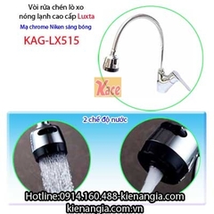 Vòi rửa chén lò xo nóng lạnh Luxta KAG-LX515