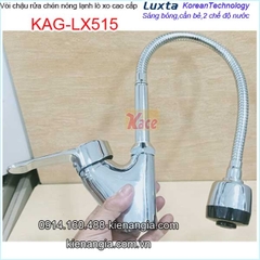 Vòi rửa chén lò xo nóng lạnh Luxta KAG-LX515