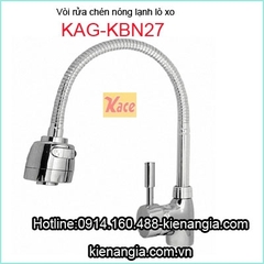Vòi rửa chén lò xo nóng lạnh rẻ KAG-KBN27