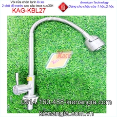 Vòi rửa chén lò xo sus 304 KAG-KBL27