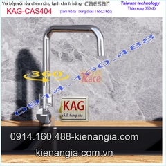 Vòi rửa chén nóng lạnh Caesar chính hãng KAG-CAS404