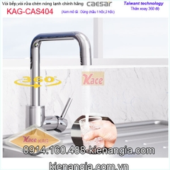 Vòi rửa chén nóng lạnh Caesar chính hãng KAG-CAS404