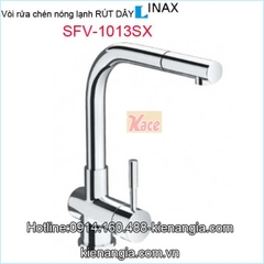 Vòi rửa chén nóng lạnh rút dây Inax SFV-1013SX