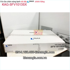 Vòi rửa chén nóng lạnh rút dây Inax SFV-1013SX