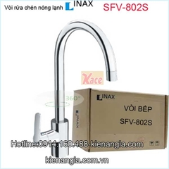Vòi rửa chén nóng lạnh INAX SFV-802S