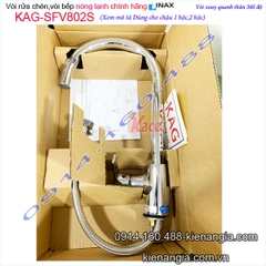 Vòi rửa chén nóng lạnh INAX SFV-802S