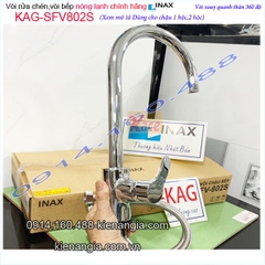 Vòi rửa chén nóng lạnh INAX SFV-802S