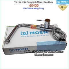 Vòi rửa chén nóng lạnh Moen Mỹ 60400