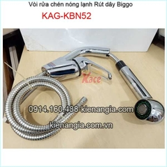 Vòi rửa chén nóng lạnh RÚT DÂY Biggo-KAG-KBN52