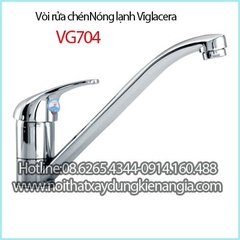 Vòi rửa chén nóng lạnh Viglacera VG704