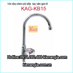 Vòi rửa chén tay vặn giá rẻ KAG-KB15