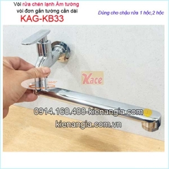 Vòi rửa chén,vòi bếp âm tường giá rẻ KAG-KB33