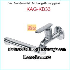 Vòi rửa chén,vòi bếp âm tường giá rẻ KAG-KB33