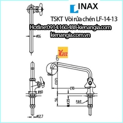 Vòi rửa chén,vòi bếp INAX LF14-13
